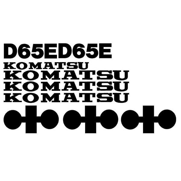Aftermarket Decal Set KOMD65EDECALSET - main